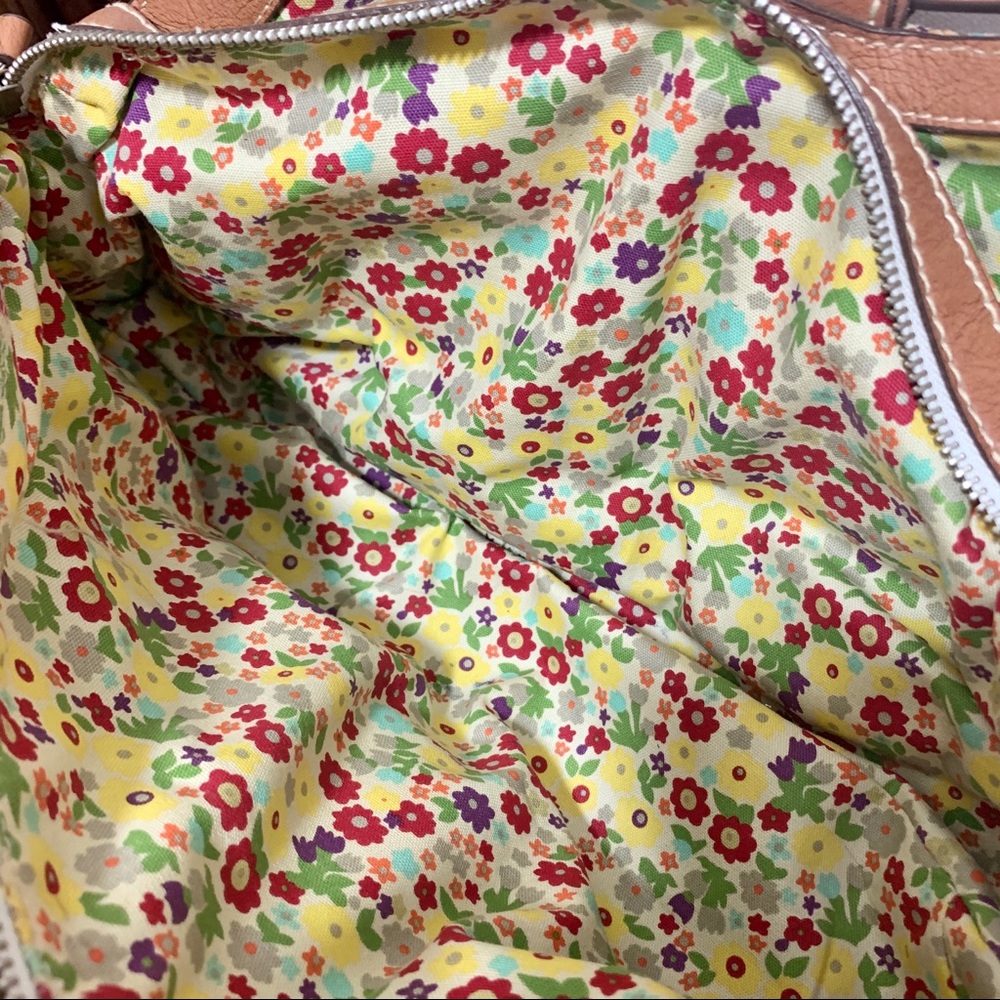 Fossil Multicolor Stitched Straw Frame Handbag - Picture 11 of 12